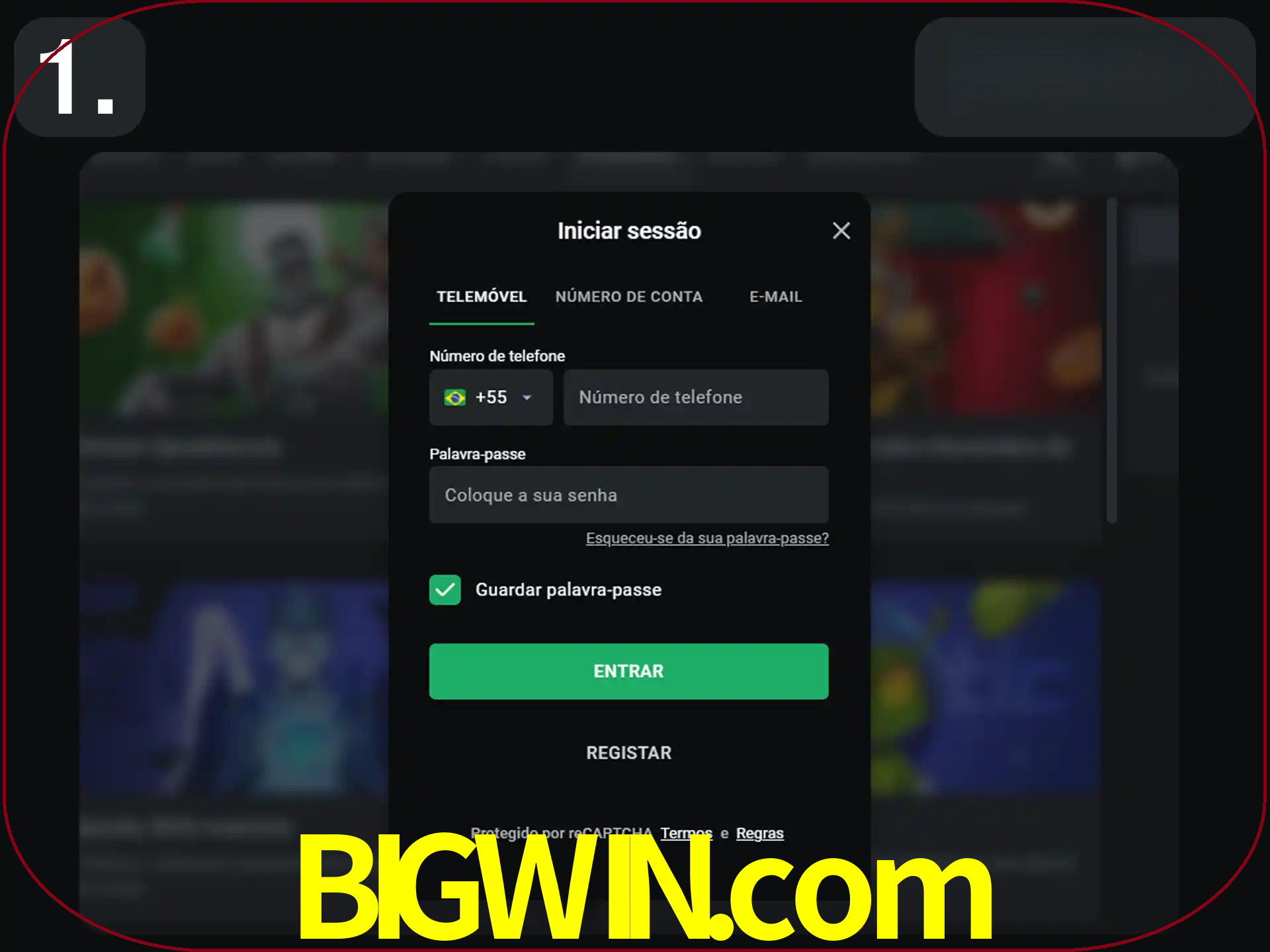 Acesse o site.